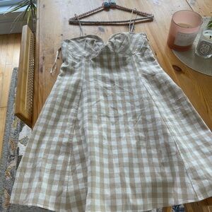 Zara gingham dress